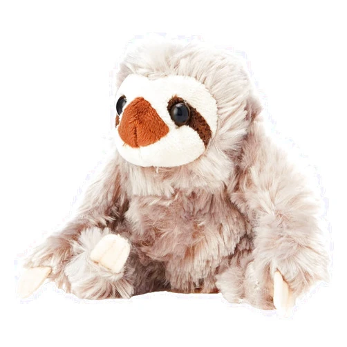 Wild Republic Pocketkins Sloth Stuffed Animal, Five Inches, Gift for Kids, Plush Toy, Fill is Spun Recycled Water Bottles, 5 inches, Model Number: 21193