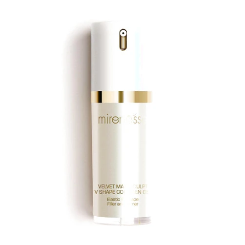 Mirenesse Skin Booster Velvet Maxi Sculpt V Shape Collagen Gel, Plumps Skin Elasticity, Line Filling with Rare Botanicals, Foundation Priming, Toxin Free, 1oz