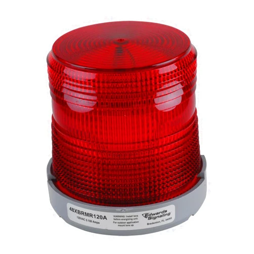 Edwards-Signaling 48XBRMR120A Visual Signal Light, Multi-Status, Red
