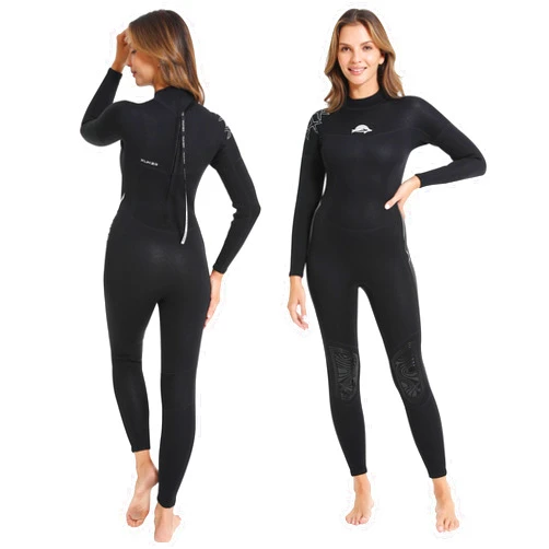 XUKER Women Men Wetsuit 2mm 3mm, Neoprene Wet Suits Front/Back Zip in Cold Water Full Body Dive Suit for Water Sports
