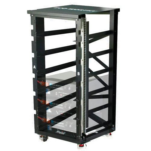 ECO-WORTHY RACK6 V2, 6-Layer Server Rack with 600A Busbar, Compatible with All ECO-WORTHY Rack Battery Versions