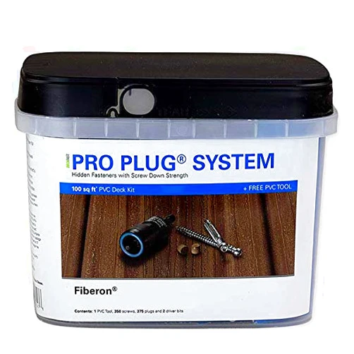 Starborn Industries Starborn Pro Plug System for Fiberon Tuscan Villa Decking - 100 Square Feet - Epoxy #10 x 2-3/4