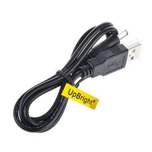 UPBRIGHT USB Charging Cable Charger Power Cord Compatible with IBRIGHTSO Professional Lighted Makeup Mirror 7 Inches 2-Sided 1X/7X Magnifying Vanity Mirror with Light Touch Switch Adjust Brightness