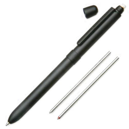 SKILCRAFT B3 Aviator Multi-function Pen Black/Red Ink, Medium Point with Pencil (7520-01-564-9906)