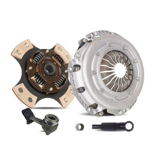 MITSUKO Clutch with Slave Kit works with Focus Lx Se Manual ZX3 ZX5 ZTS Sony Limited Edition ZTS Base Mid High ZTW 2000-2004 2.0L L4 GAS DOHC (4-Puck Clutch Disc Stage 2)