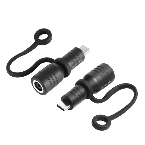 Helpers lab Adapter DC8020 to USB-C, DC8020 Female to Type C Adapter for Solar Panel RV Portable Power Station Compatible with Jackery 100 Plus 240 Plus 300 Plus - 1 PCS