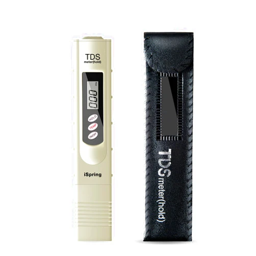 iSpring TDS 3-Button Digital Water Quality Test Meter with Temperature Test Function