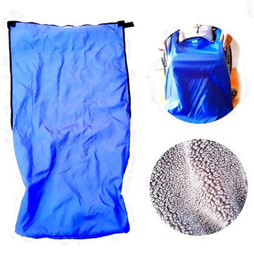 RWYDS Wheelchair Warmer Cover Blanket, Lightweight Waterproof Fleece Lined Windproof Outer Cloth Warm Velvet Lining with Foot Pockets