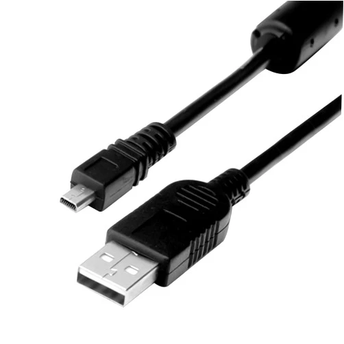 Draw a dragon Replacement USB Camera Transfer Data Charging Cable Cord for Sony Cybershot Cyber-Shot DSCH200, DSCH300, DSCW370, DSCW800, DSCW830, DSC-H200, DSC-H300, DSC-W370, DSC-W800, DSC-W830 (Black)