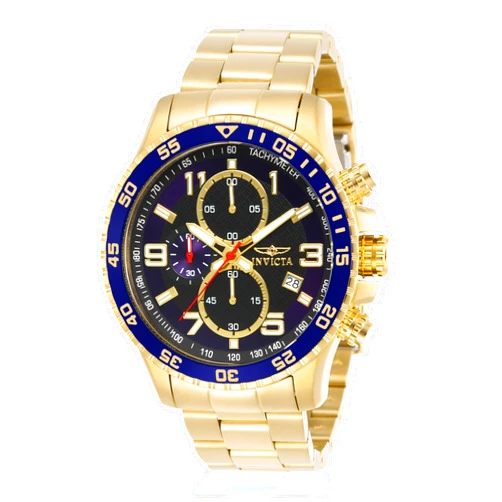 Invicta Men's Specialty Chronograph Textured Dial Stainless Steel Watch