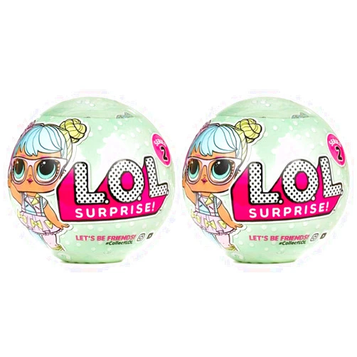L.O.L. Surprise! LOL Surprise Series 2 Lets Be Friends! LOT of 2 Mystery Packs