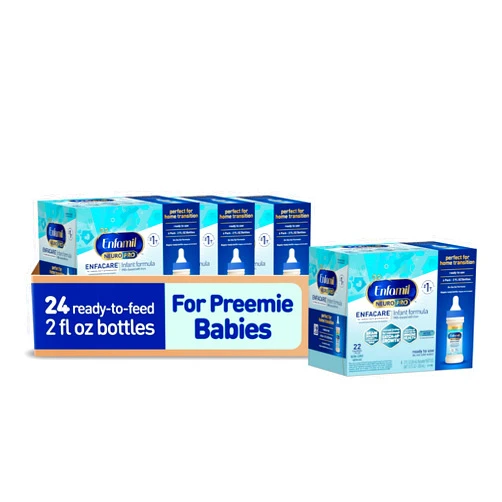 Enfamil NeuroPro EnfaCare High Calorie Premature Baby Formula, Milk-Based with Iron, Brain-Building DHA, Vitamins & Minerals for Immune Support, easy-to-digest proteins, Baby Milk, 2 Fl Oz, 24 Count