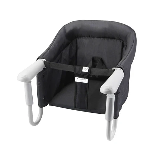 PandaEar Hook On High Chair| Baby Portable High Chair for Travel| Table High Chair Clip On Baby Eating Chair Booster Seat for Dining Black