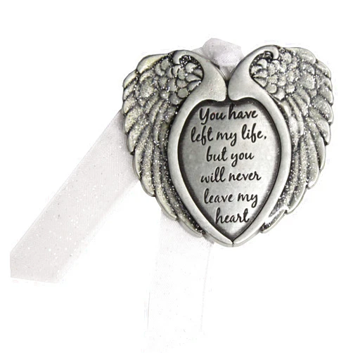 Gloria Duchin Pewter Remembrance Wings Christmas Ornament, Multi