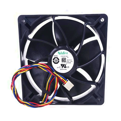 DRAGONRUN W12E12BS11B5-57 for 12038 DC12V 1.65A PWM Cooling Fan 12cm 6000RPM Fan 4wire BTC Replacement Accessory