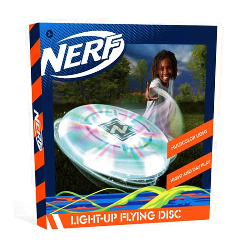 NERF Light-Up Flying Disc