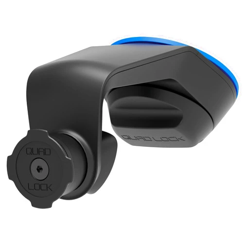 Quad Lock Suction Windshield/Dashboard Car Phone Holder for iPhone, Galaxy, Pixel Cases and Universal Adaptors