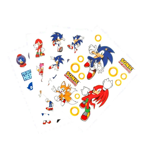 Grupo Erik Sonic Gadget Decals - 56 Waterproof & Removable Stickers - Laptop Stickers - Cute Stickers - Stickers for Children - Stickers for Adults - Sonic Stickers - Sonic Gifts