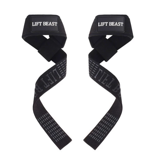 Lift Beast Professional Lifting Straps for Weightlifting, 24-inch Cotton Gym Straps with Neoprene Cushioned Wrist Padding for Men & Women – Durable Wrist Straps for Weightlifting & Powerlifting.