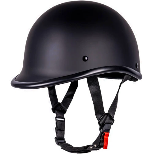 Yesmotor Half Helmet Polo Cap Half Shell Open Face Motorcycle Helmet - DOT Approved
