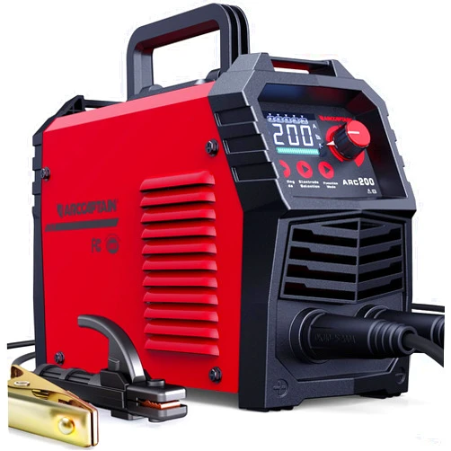 ARCCAPTAIN Stick Welder, [Large LED Display] 200A ARC/Lift TIG Welding Machine with Synergic Control, IGBT Inverter 110V/220V Portable MMA Welder Machine with Hot Start, Arc force and Anti-Stick