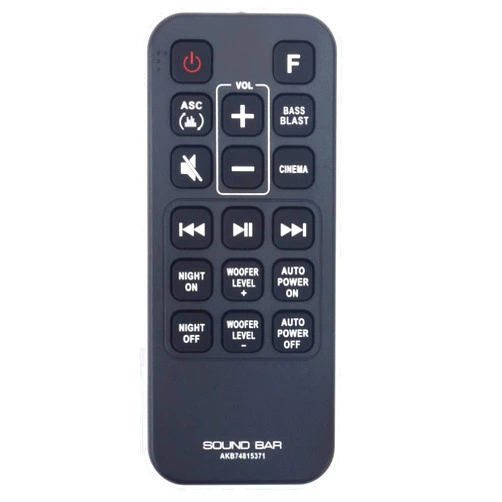 Allimity AKB74815371 Replaced Remote Control Fit for LG Wireless Sound Bar SK4D (SK4D, SPH4B-W) SJ4 SK3D (SK3D, SPH4B-W)