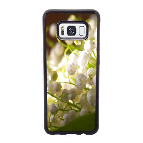VUTTOO Case for Samsung Galaxy S8 - Lily of The Valley Flower Case - Shock Absorption Protection Phone Cover Case