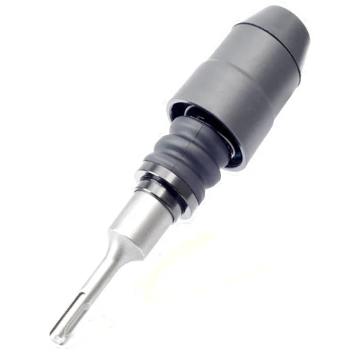 Lisnhlin Adapter for SDS-Plus to SDS-Max 8-1/4 Inches Long Compatible with Rotary Hammer Alloy Steel Black Adapter