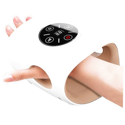 ROUYIL Hand Massager - Cordless Hand Massager with Heat and Compression for Arthritis and Carpal Tunnel, Gifts for Women(White)