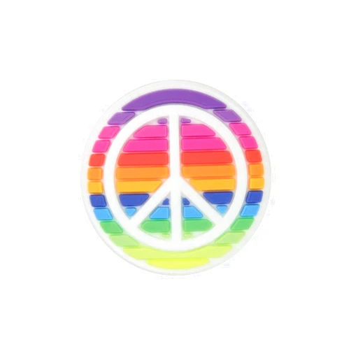 Crocs Unisex-Adult Jibbitz Shoe Charms - LGBTQ+ Pride Shoe Charm Singles, Cute Rainbow Charms for Adults