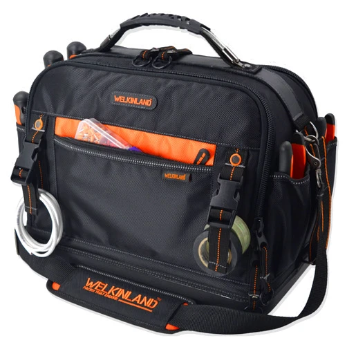 WELKINLAND 42-Pockets Tool bags for men, HVAC tool bag, Tool bag organizer, Electrician tool bag, Tools bag, Tool tote bag,Tool tote, Waterproof tool bag, Tool bags for electricians