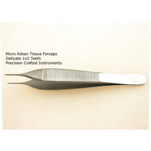 SurgicalExcel Micro Adson Tissue Forceps 4.75