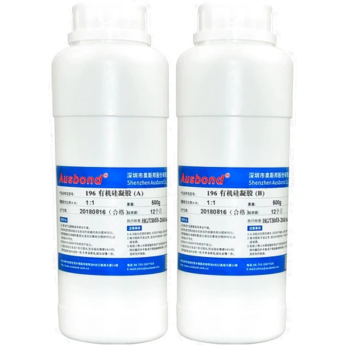 Ausbond Silicone Dielectric Gel Electrical Reenterable Encapsulating Potting Compound 1kg(A 500G&B 500G)