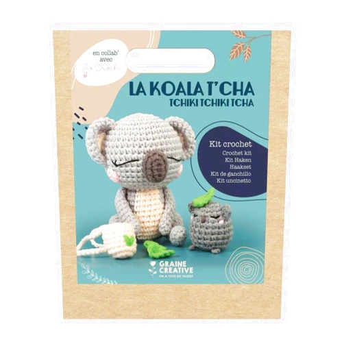 GRAINE CREATIVE Graine Créative Koala amigurumi Crochet kit