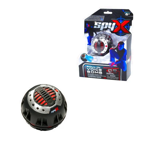 SpyX X Roll-in Voice Bomb Recorder with Motion Alarm Toy