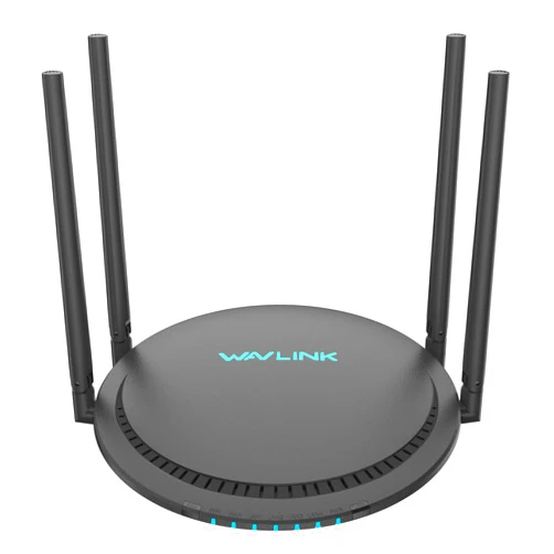 WAVLINK AC1200 WiFi Router Dual Band Router for Wireless Internet, 4 Gigabit WAN/LAN Ethernet Ports, 4x5dBi High-Gain Antennas, Supports Router AP WISP Mode, WPA3, Parental Control