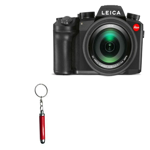 BoxWave Stylus Pen Compatible with Leica V-Lux 5 - Bullet Capacitive Stylus, Mini Stylus Pen with Keyring Loop for Leica V-Lux 5 - Ruby