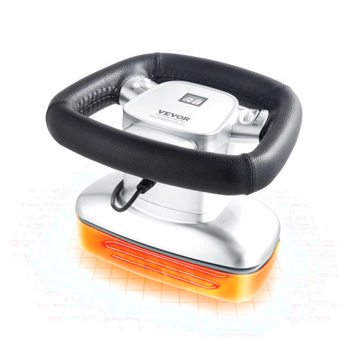 VEVOR Chiropractic Massager with Heat and Adjustable Vibration, Professional Orbital Handheld Therapeutic Body Massage Tool for Back, Neck, Shoulder Muscle Pain Relief