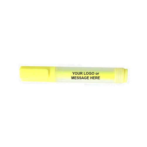 Promos On-Time 250-Qty Customized Frosted Barrel Highlighters with Your Logo or Text Imprint