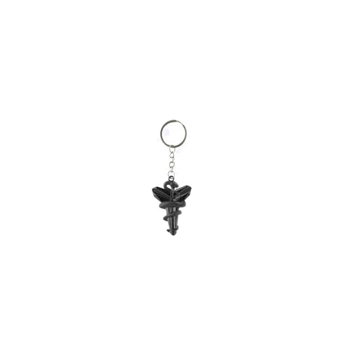 VELINPAVO Black Mamba Pendant Keychain - Stylish Basketball School Bag Accessory - Kobe Chain for Women and Men, Gift for Birthday Graduation
