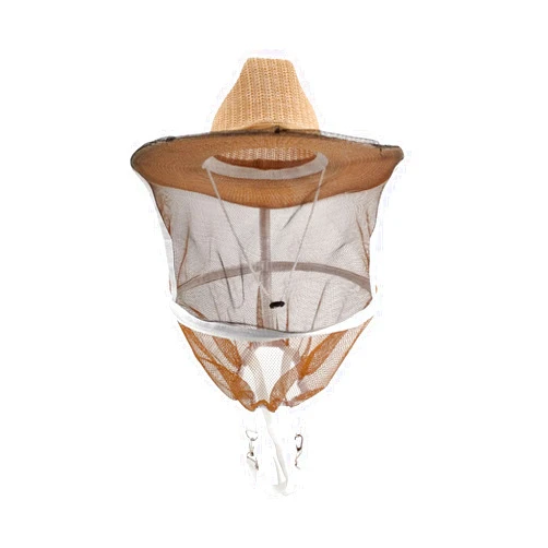 NIZEFEI Beekeeping Hat with Veil Bee Hat with High Visibility Veil Outdoor Professional Protector Bee Keeping Supplies