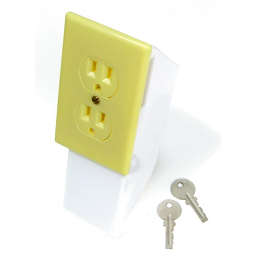 U.S. Patrol JH558 Hidden Wall Safe, 0.4 Ounce, Off White