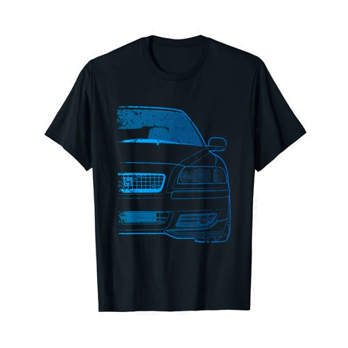 Ikonik Motorworks Classic Racing S60-R Turbo Blue Gradient Tshirt