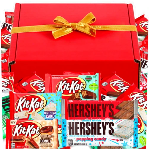 Jumblet Valentine'sDay Chocolate Gift Box, 36 Irresistible Assorted Chocolate Bars, Perfect Valentine Candy Boxes for Any Special Occasion, Ideal Chocolate Gift Basket for Celebrating Love