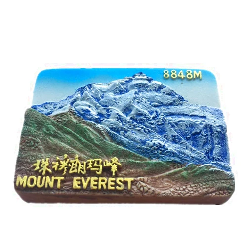 Weekino Mount Everest Tibet China World 3D Resin Strong Fridge Magnet Collection Travel Souvenir Tourist Gift Home and Kitchen Decoration Magnetic Sticker from China