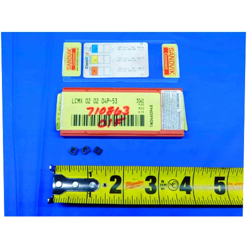 M & J Tooling LLC 3pcs New SANDVIK COROMANT LCMX 02 02 04P-53 3040 Carbide Drilling Inserts - BR4469RDT