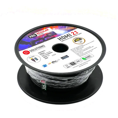 DGCASE 8K HDMI 2.1 Cable Fiber Optic. Ultra High Speed 48Gbps. AOC Support HDR, eARC, HDCP 2.3, 8K@60Hz, 4K@120Hz. Active Optical Cable Compatible RTX3090, Xbox Series X, PS5 (98 feet | 30 Meter)