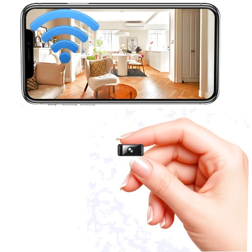 Terura Only 0.9 Inch Security Camera Mini Small Micro WiFi HD Cameras Home Indoor Use Night Vision Motion Detection Wide Angle Can No Need WiFi Cams Baby Monitor Wireless Nanny espias ocultas Secret Cam