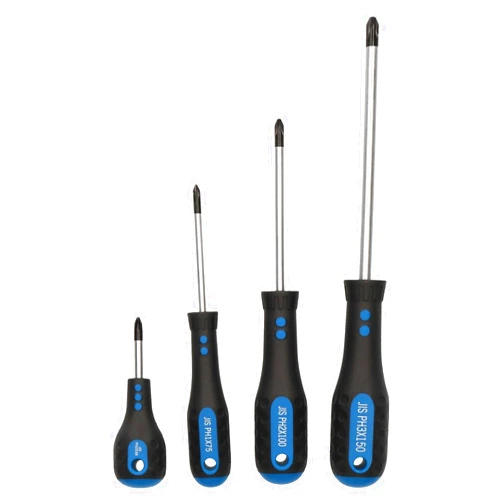 AB Tools JIS Screwdriver Set JISPH1 PH2 PH3 4pc Set for Japanese Standard Screws