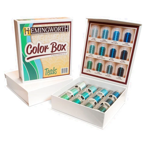 Hemingworth Color Box / 8 Teals
